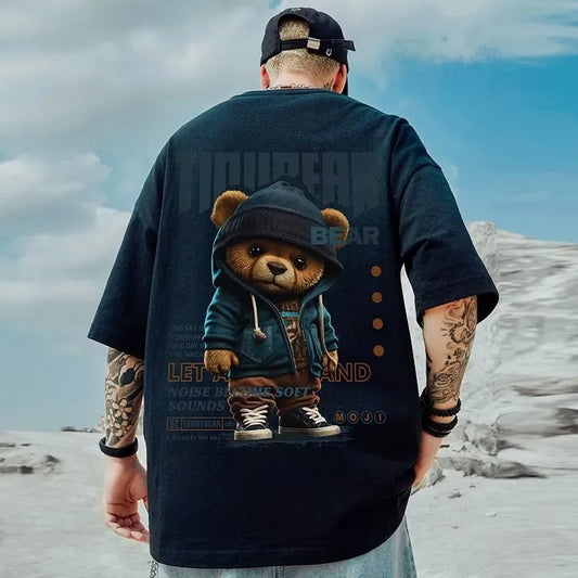Cool Teddy Bear Oversized T-shirt