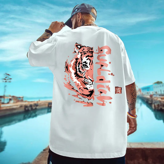 Japane Tiger Oversized T-Shirts